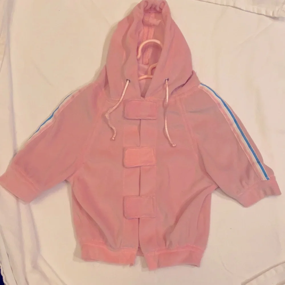 PINK VELOR HOODIE TRACKSUIT JACKET HOODIE BARBIE PINK ⭐️⭐️⭐️⭐️⭐️